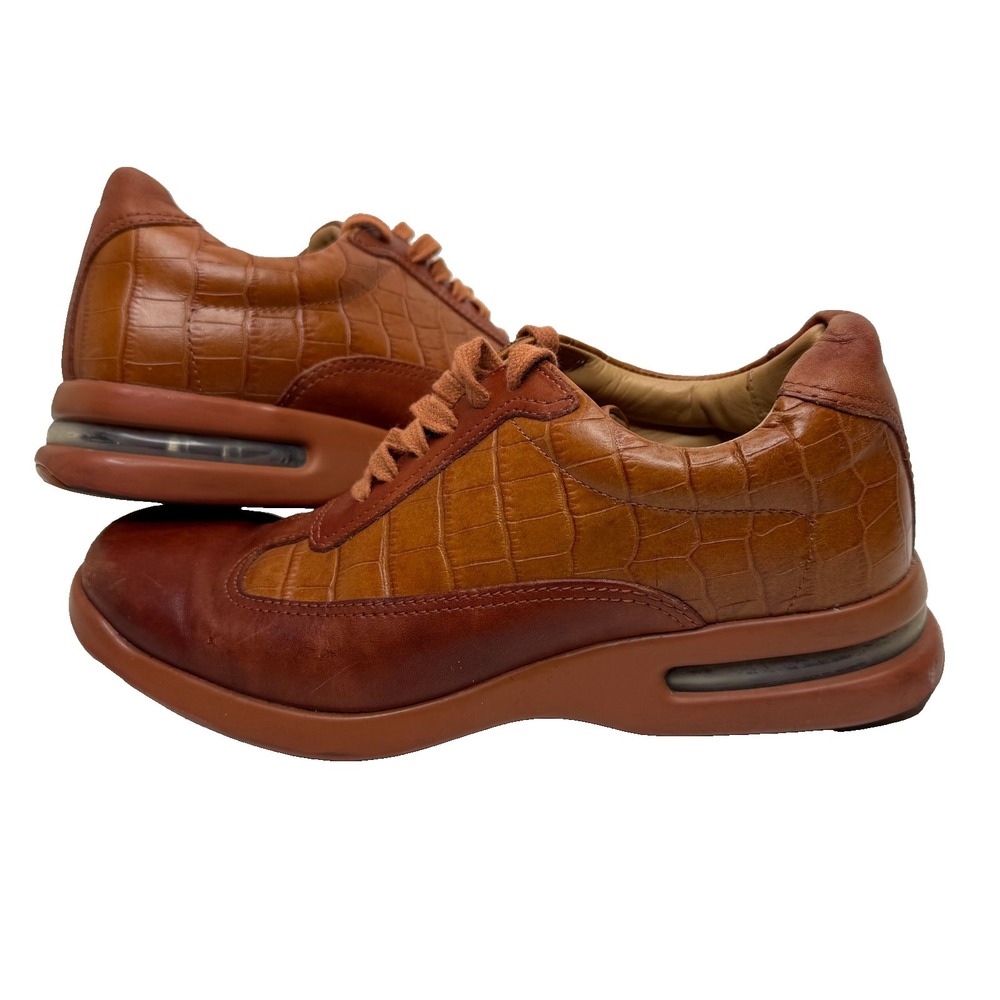 Cole Haan Air Conner Brown Leather Shoes Men's 7.5  Casual 161 C13181‎ H14